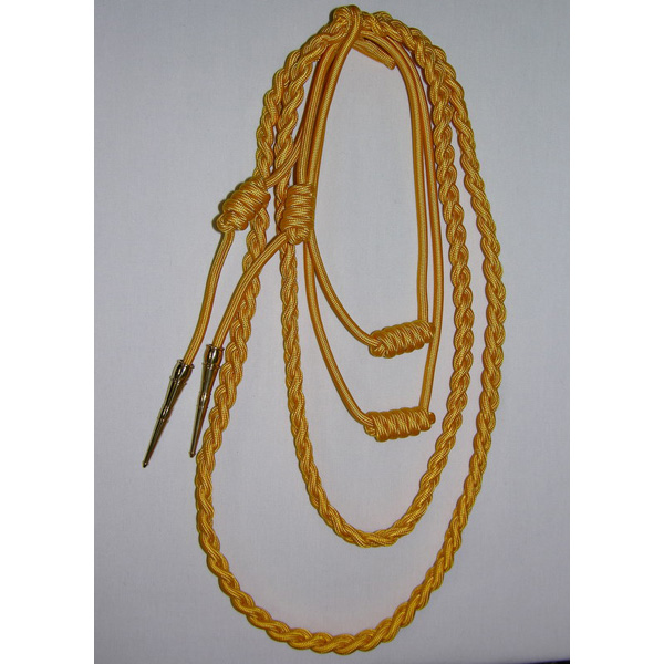 Double Braid, Double Loop & Double Tip Shoulder Rope, honor guard, police, fire, marching band