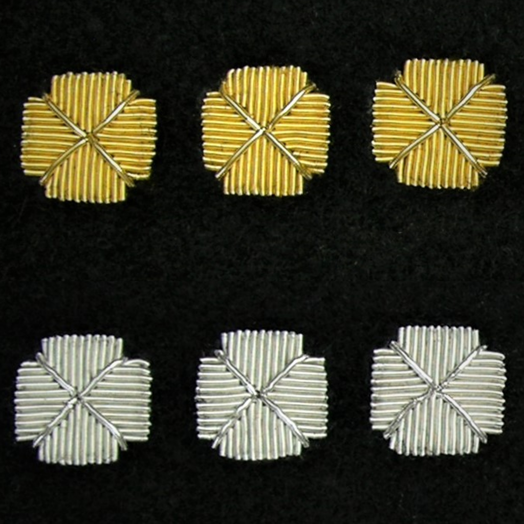 1/2" Bullion Maltese Cross