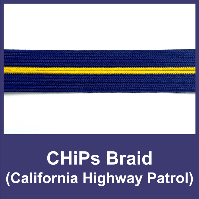 CHiPs Braid (California Highway Patrol)