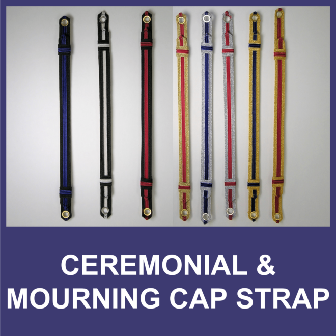Mourning/Ceremonial Cap Straps