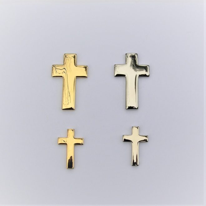 Chaplain Cross - Collar Brass