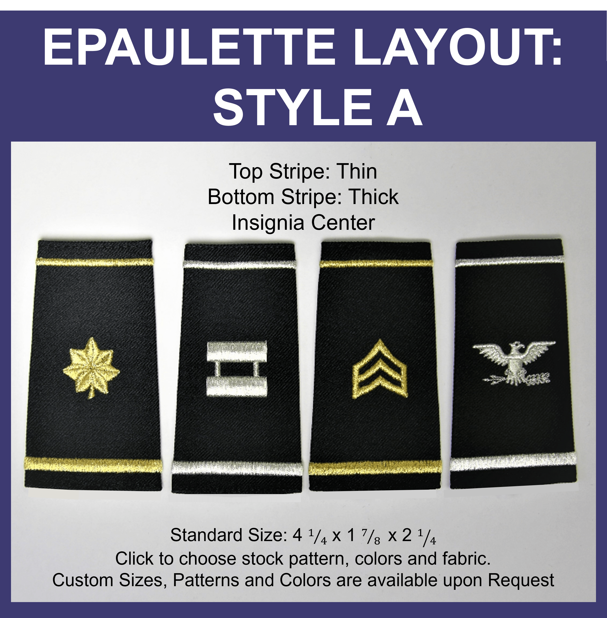 Navy Style Lieutenant - Collar Brass - Shop ELC
