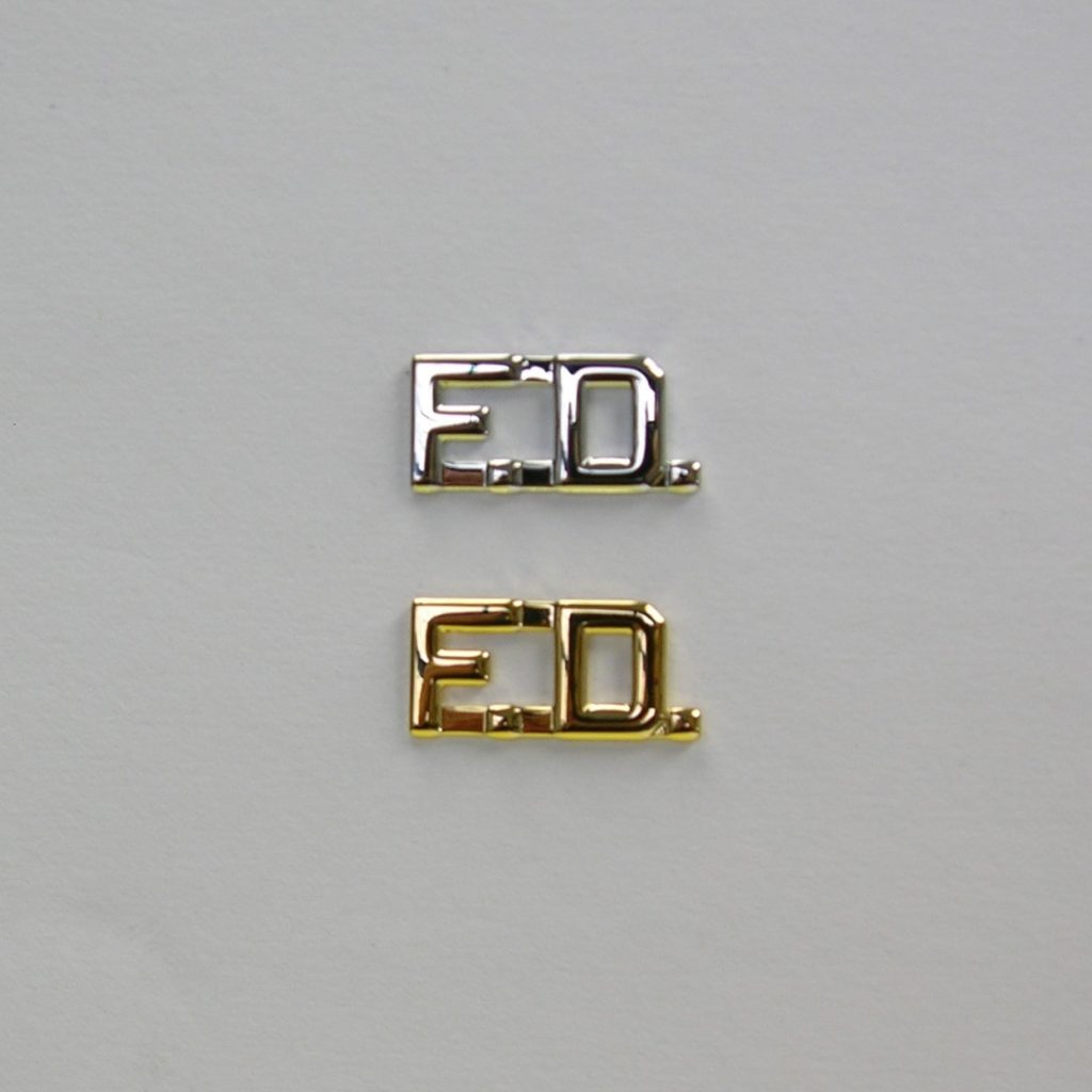 Collar Brass:  Cut-Out F.D.