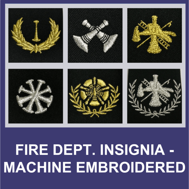 Fire Insignia - Machine Embroidered