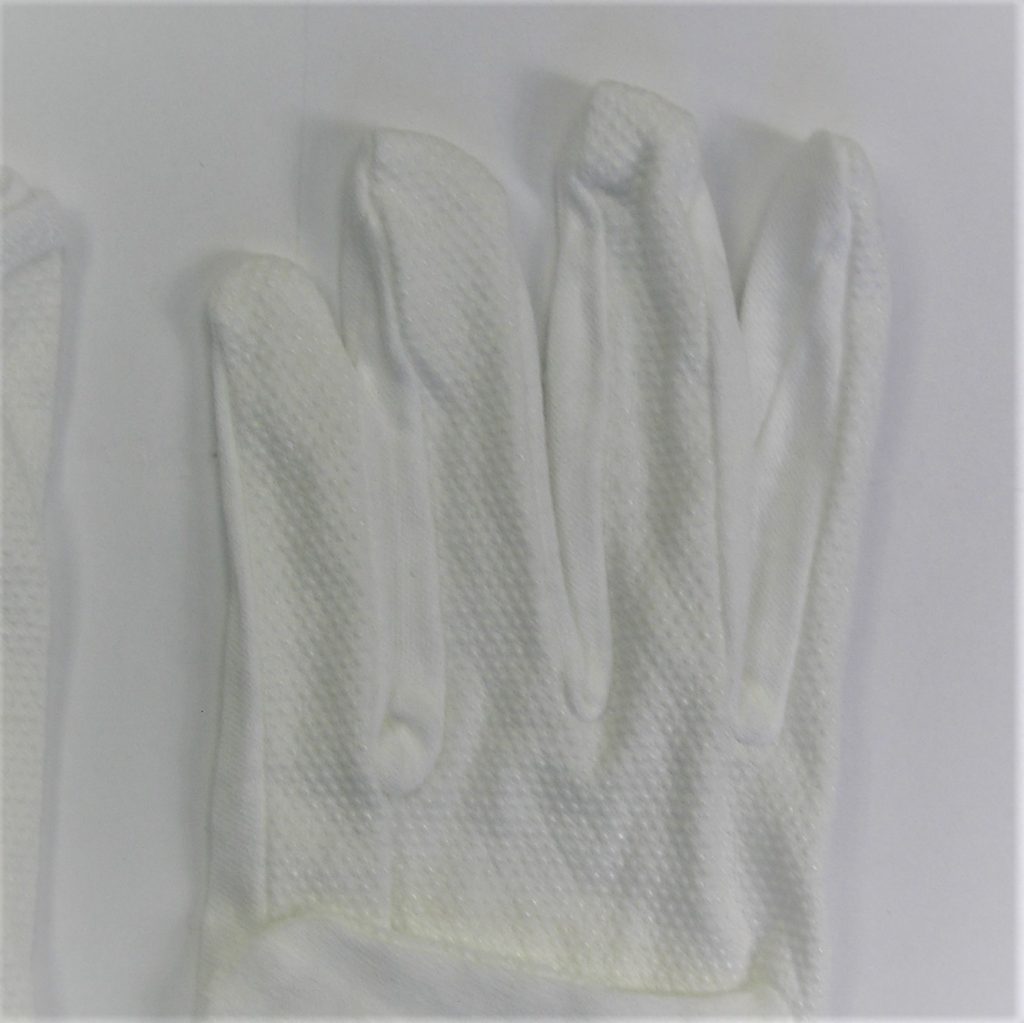 White Gloves with Dots - Image 2