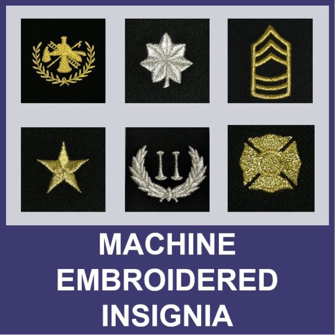 Machine Embroidered Insignia