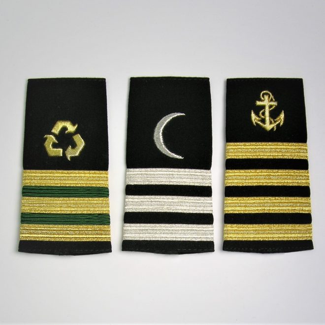 Nautical/Maritime Epaulettes - Hand Embroidered