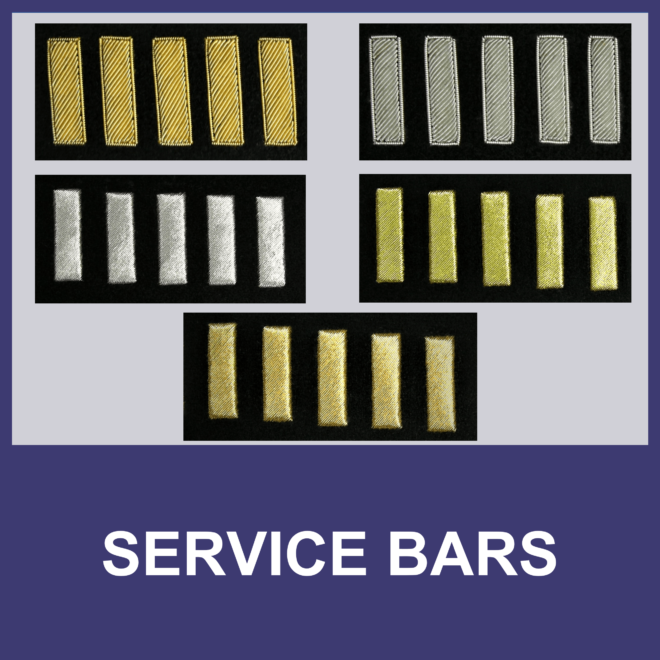 Service Bars - Hand Embroidered
