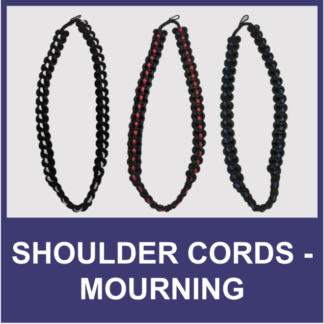 Shoulder Cords - Mourning