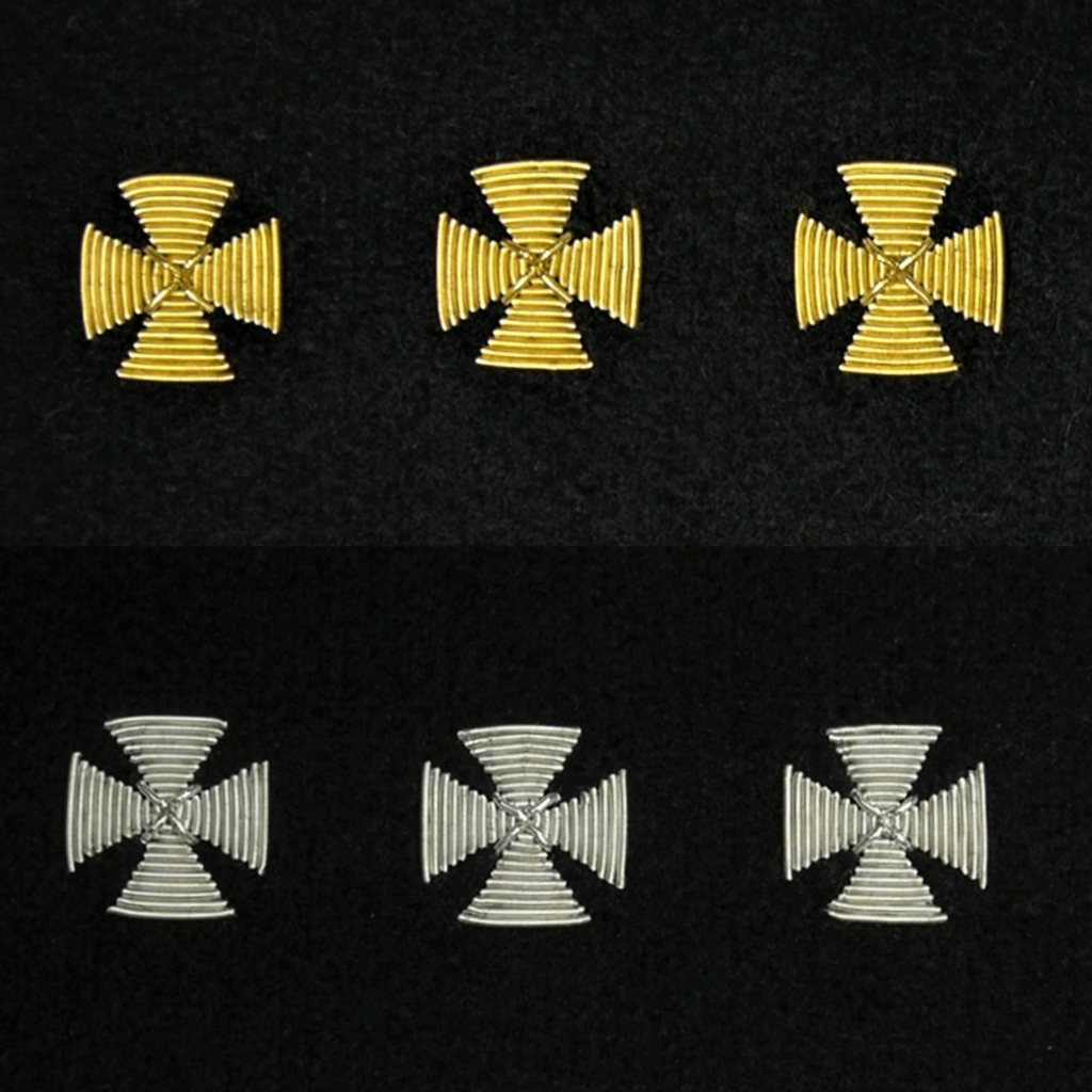 Small Bullion Maltese Cross